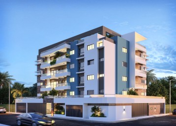 Hermoso y moderno proyecto de apartamentos en planos