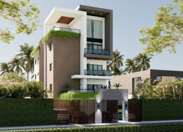 MODERNO PROYECTO DE SOLO CUATRO APARTAMENTOS