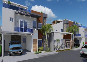 Proyecto de casas en la urbanización Fernández
