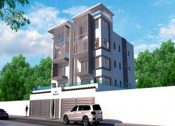 Hermoso y exclusivo proyecto residencial con fachada moderna